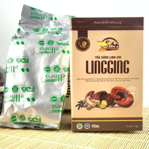 Đẩy Lùi Cảm Cúm Với Cách Pha Trà Gừng Linh Chi Lingging Hiếm Người Biết Đến
