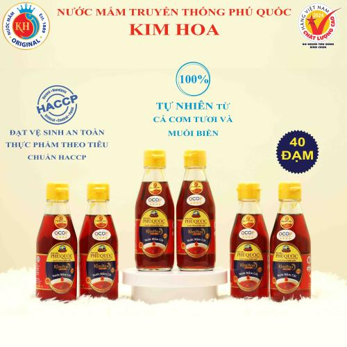 Nước Mắm Kim Hoa 40 Độ - Chai 180ml