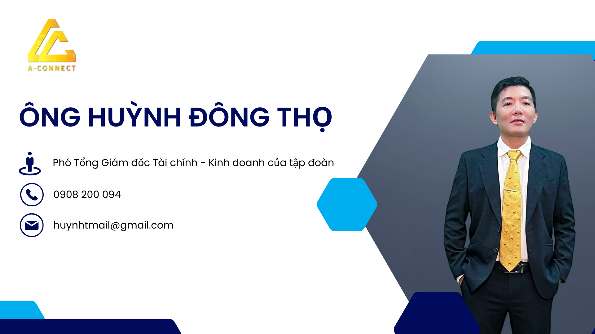 3. Ông: Huỳnh Đông Thọ