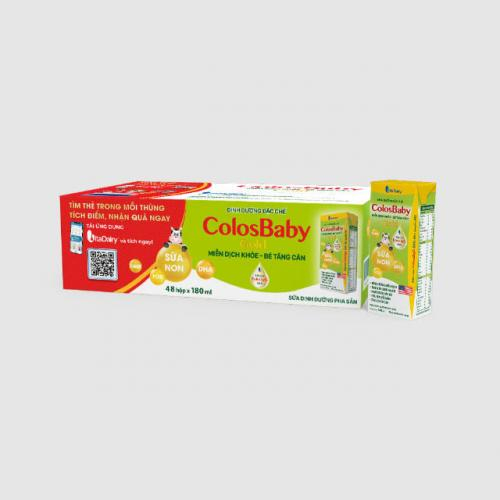 Sữa Bột Pha Sẵn ColosBaby Hộp 180ml (Thùng 48 Hộp)