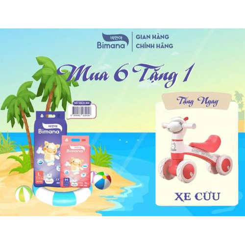 Tã dán Bimana Hàn Quốc size M (6 - 11kg)