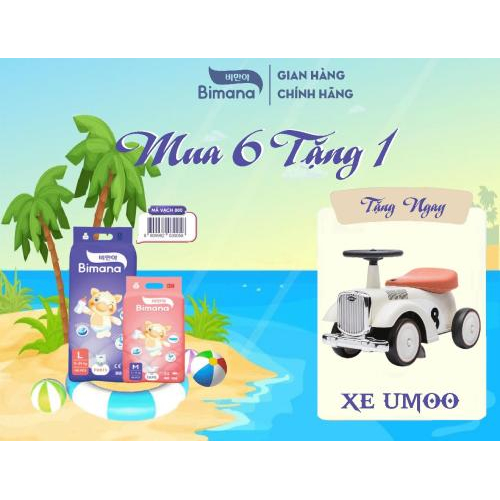 Tã dán Bimana Hàn Quốc size M (6 - 11kg)